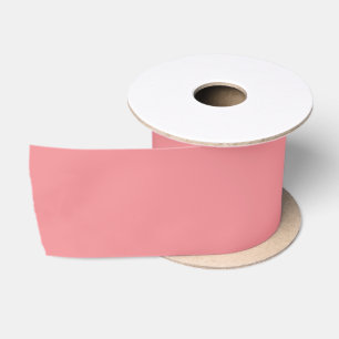 Ruban En Satin Couleur unie rose Charme