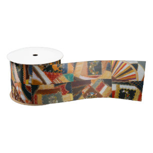 Ruban En Satin Couleur vintage et folle