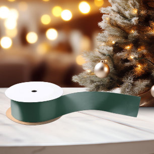 Ruban En Satin Couleurs classiques - Vert Turquoise - Ruban en Sa