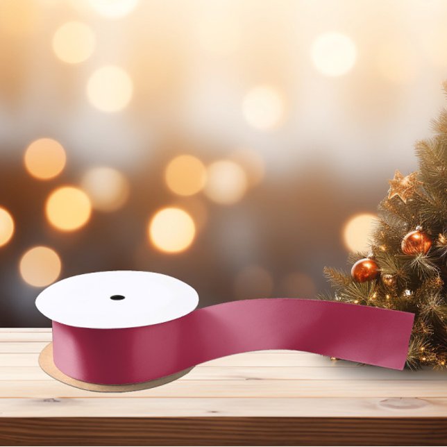 Ruban En Satin Couleurs Tendances - Couleur Magenta Vibrante - So (Créateur téléchargé)