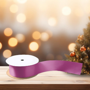 Ruban En Satin Couleurs Trend - Couleur Berry - Solide