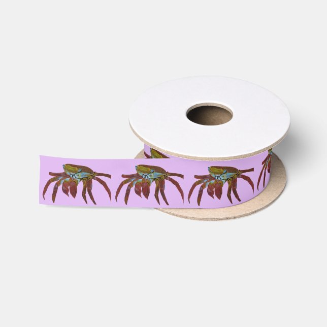 Ruban En Satin Crabe coloré (Bobine)