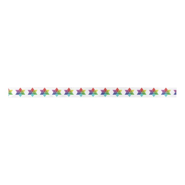 Ruban En Satin Créez votre propre logo d'affaires (Devant)