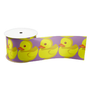 Ruban En Satin Cube Rubber Duck Thunder_Cove