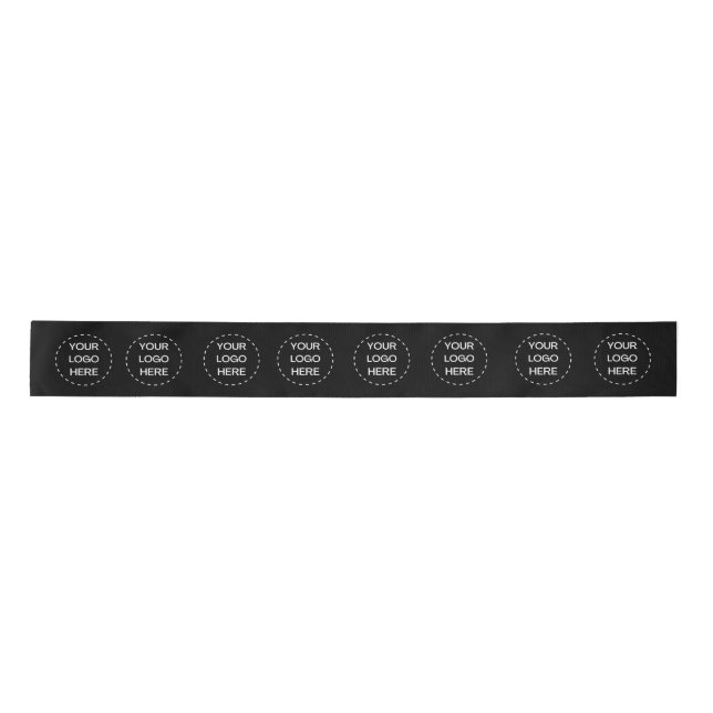 Ruban En Satin Custom Business Logo Ribbon (Devant)