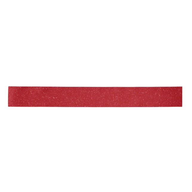 Ruban En Satin Custom Tomato Red Noise Effect Ribbon (Devant)