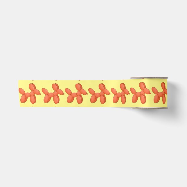 Ruban En Satin Cute Balloon Chien Thunder_Cove (Devant)