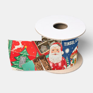 Ruban En Satin Décorations de Noël Rétro Vintage II