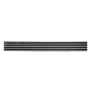 Ruban En Satin Design en bandes noir et blanc
