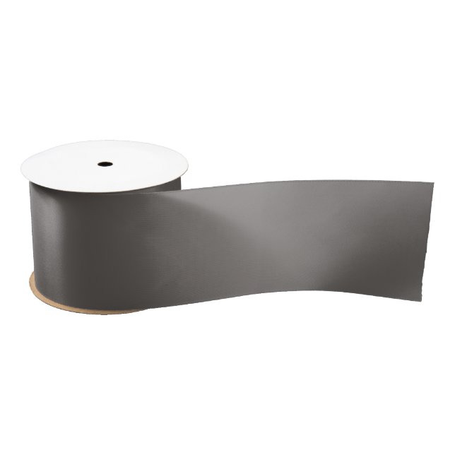 Ruban En Satin Design Masculin gris foncé (Bobine)
