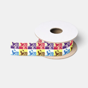 Ruban En Satin Dinosaure T-Rex