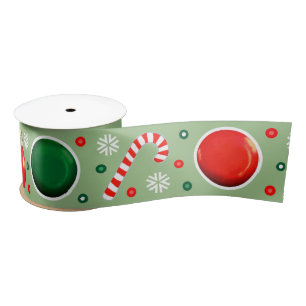 Ruban En Satin Disque Golf Noël Gite Cadeau Satin Ribbon