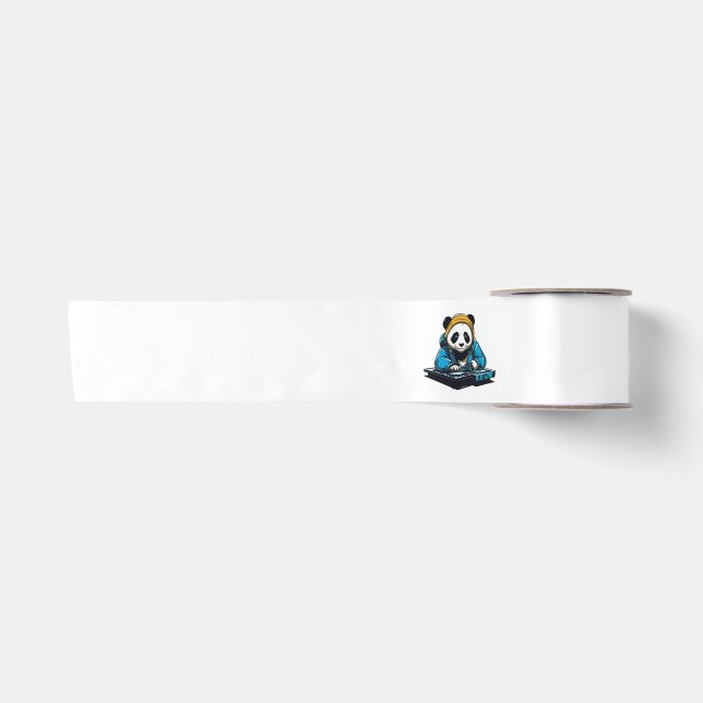 Ruban En Satin DJ Kawaii Panda (Devant)