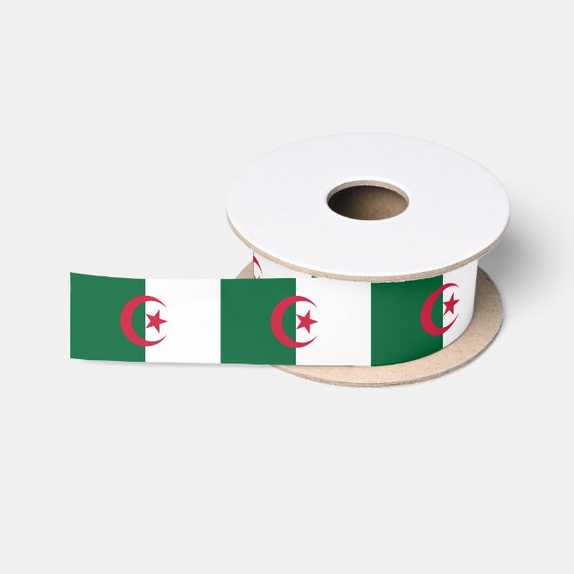 Ruban En Satin Drapeau algérien patriotique (Bobine)