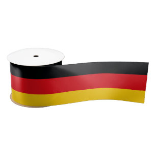 Ruban En Satin Drapeau allemand