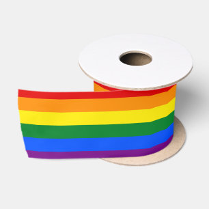 Ruban En Satin Drapeau arc-en-ciel de la fierté gay LGBT