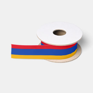 Ruban En Satin Drapeau arménien patriotique