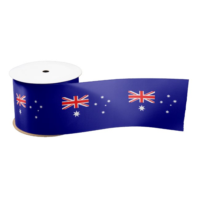 Ruban En Satin Drapeau australien (Bobine)