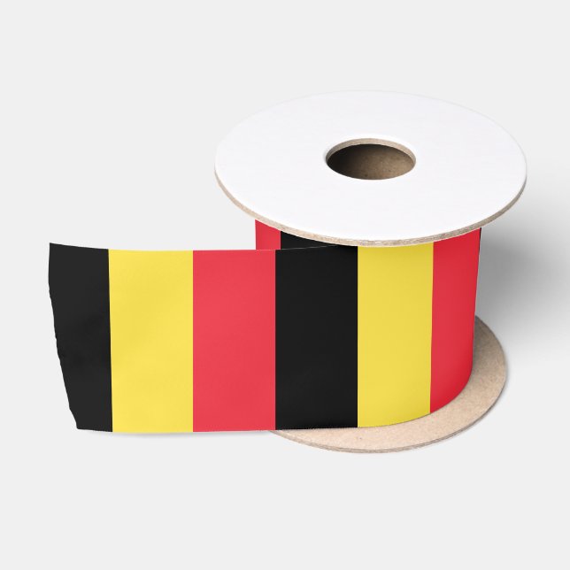 Ruban En Satin Drapeau belge (Bobine)