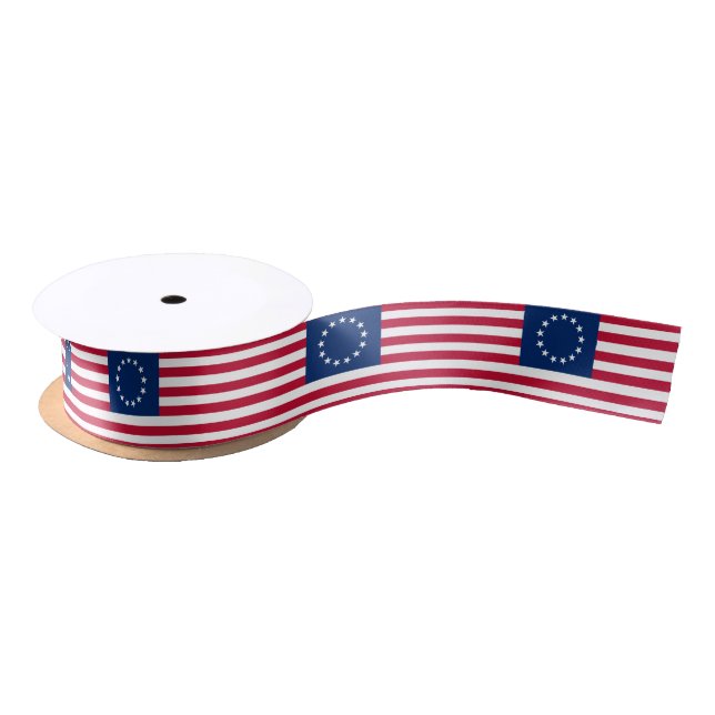 Ruban En Satin Drapeau Betsy Ross (Bobine)