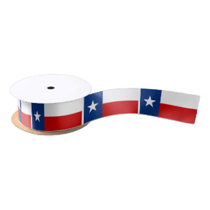 Ruban En Satin Drapeau classique d'état du Texas