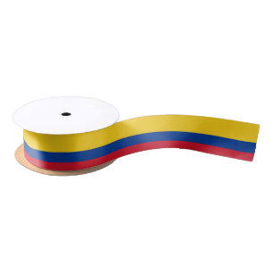 Ruban En Satin Drapeau colombien et voyages en Colombie, vacances