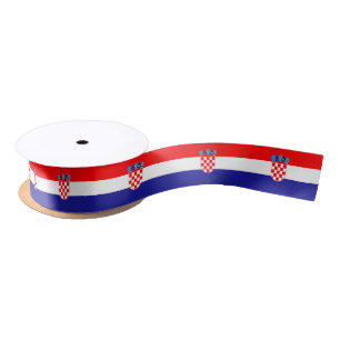 Ruban En Satin Drapeau croate