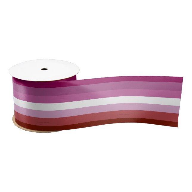 Ruban En Satin Drapeau de fierté lesbienne de SlipperyJoe féminin (Bobine)
