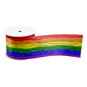 Ruban En Satin Drapeau de fierté vernis liquide SlipperyJoe's rou