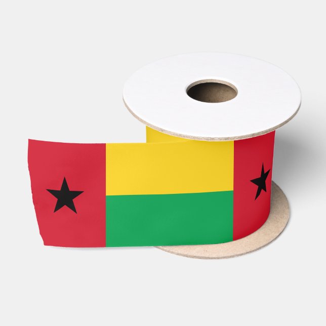 Ruban En Satin Drapeau de Guinée-Bissau (Bobine)