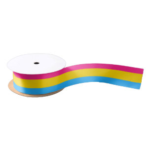 Ruban En Satin Drapeau de la fierté Pansexual