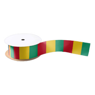 Ruban En Satin Drapeau de la Guinée