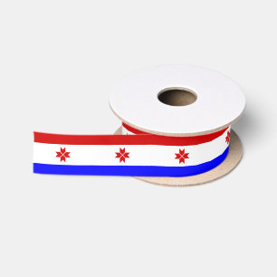 Ruban En Satin Drapeau de la Mordovie