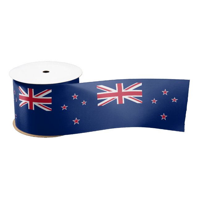 Ruban En Satin Drapeau de la Nouvelle-Zélande (Bobine)