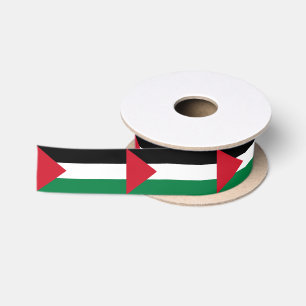 Ruban En Satin Drapeau de la Palestine