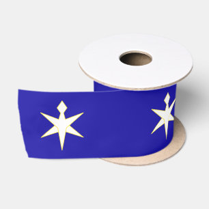 Ruban En Satin Drapeau de la préfecture de Chiba, Japon