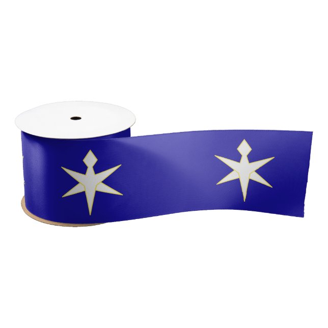 Ruban En Satin Drapeau de la préfecture de Chiba, Japon (Bobine)