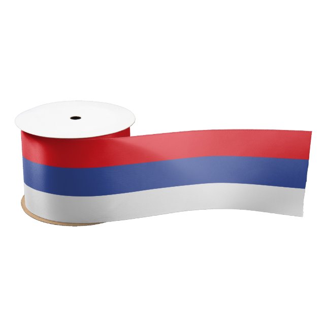 Ruban En Satin Drapeau de la Republika Srpska (Bobine)