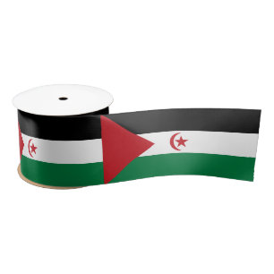 Ruban En Satin Drapeau de la République arabe sahraouie démocrati
