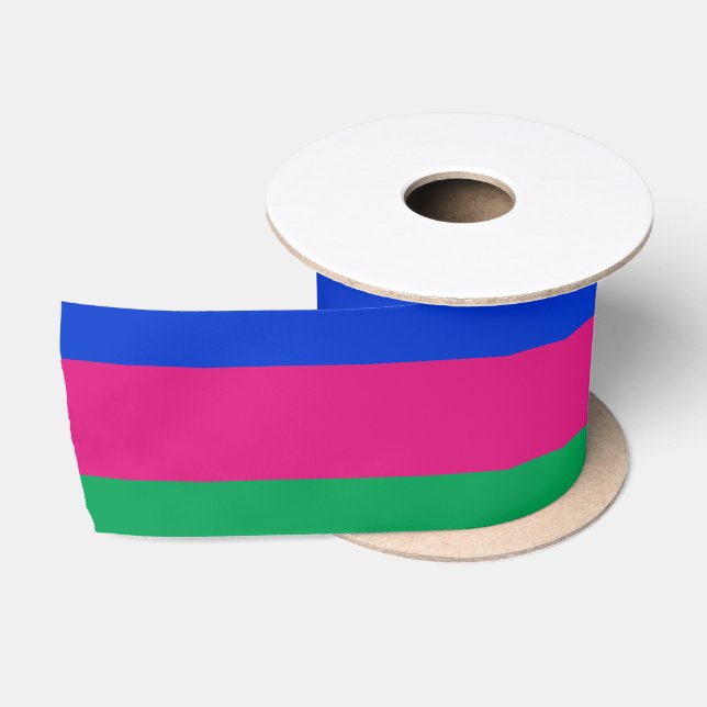 Ruban En Satin Drapeau de la République populaire de Kouban (Bobine)