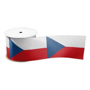 Ruban En Satin Drapeau de la République tchèque