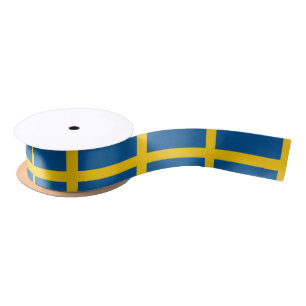Ruban En Satin Drapeau de la Suède