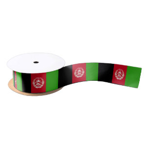 Ruban En Satin Drapeau de l'Afghanistan