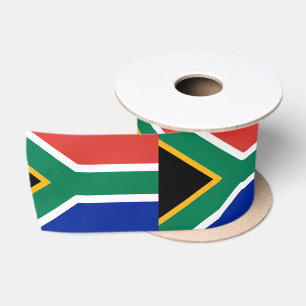 Ruban En Satin Drapeau de l'Afrique du Sud