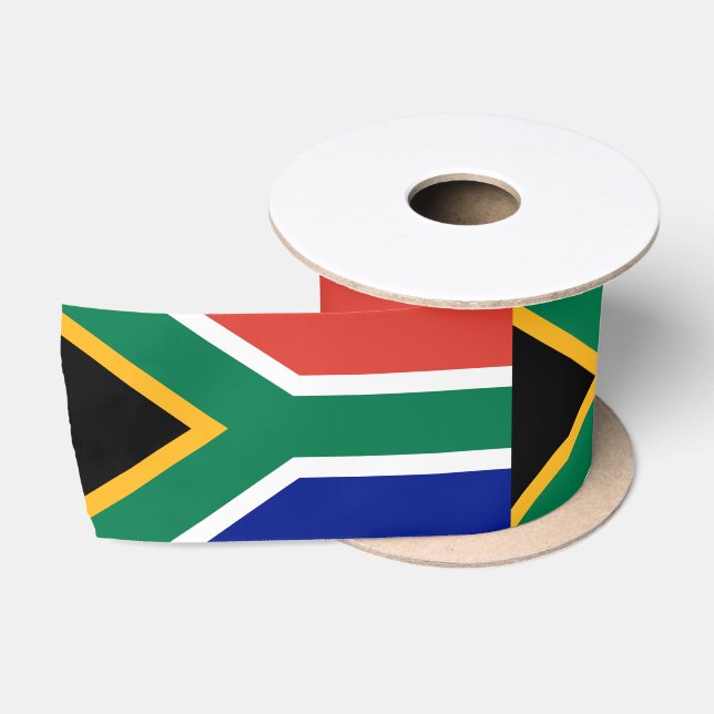 Ruban En Satin Drapeau de l'Afrique du Sud (Bobine)