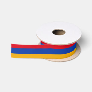 Ruban En Satin Drapeau de l'Arménie