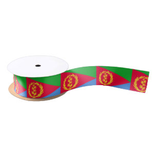 Ruban En Satin Drapeau de l'Érythrée