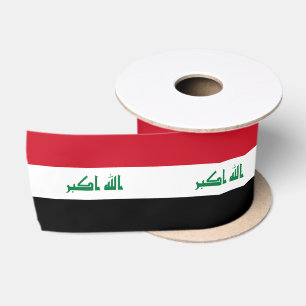 Ruban En Satin Drapeau de l'Irak