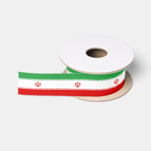Ruban En Satin Drapeau de l'Iran