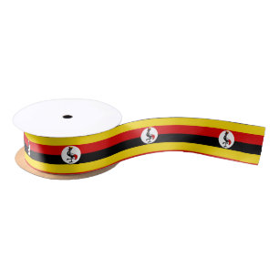 Ruban En Satin Drapeau de l'Ouganda